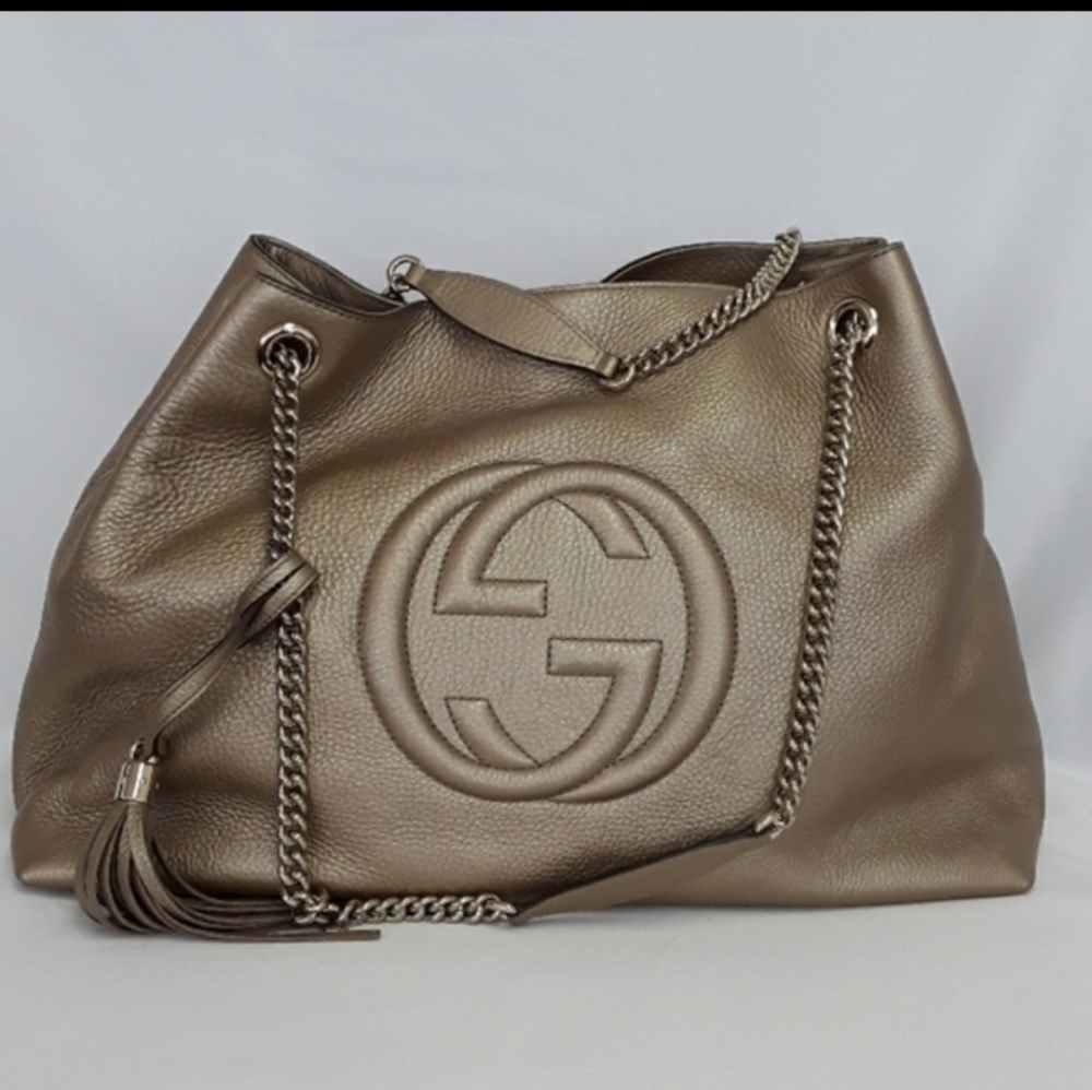 GUCCI - Soho double chain shoulder bag - Large